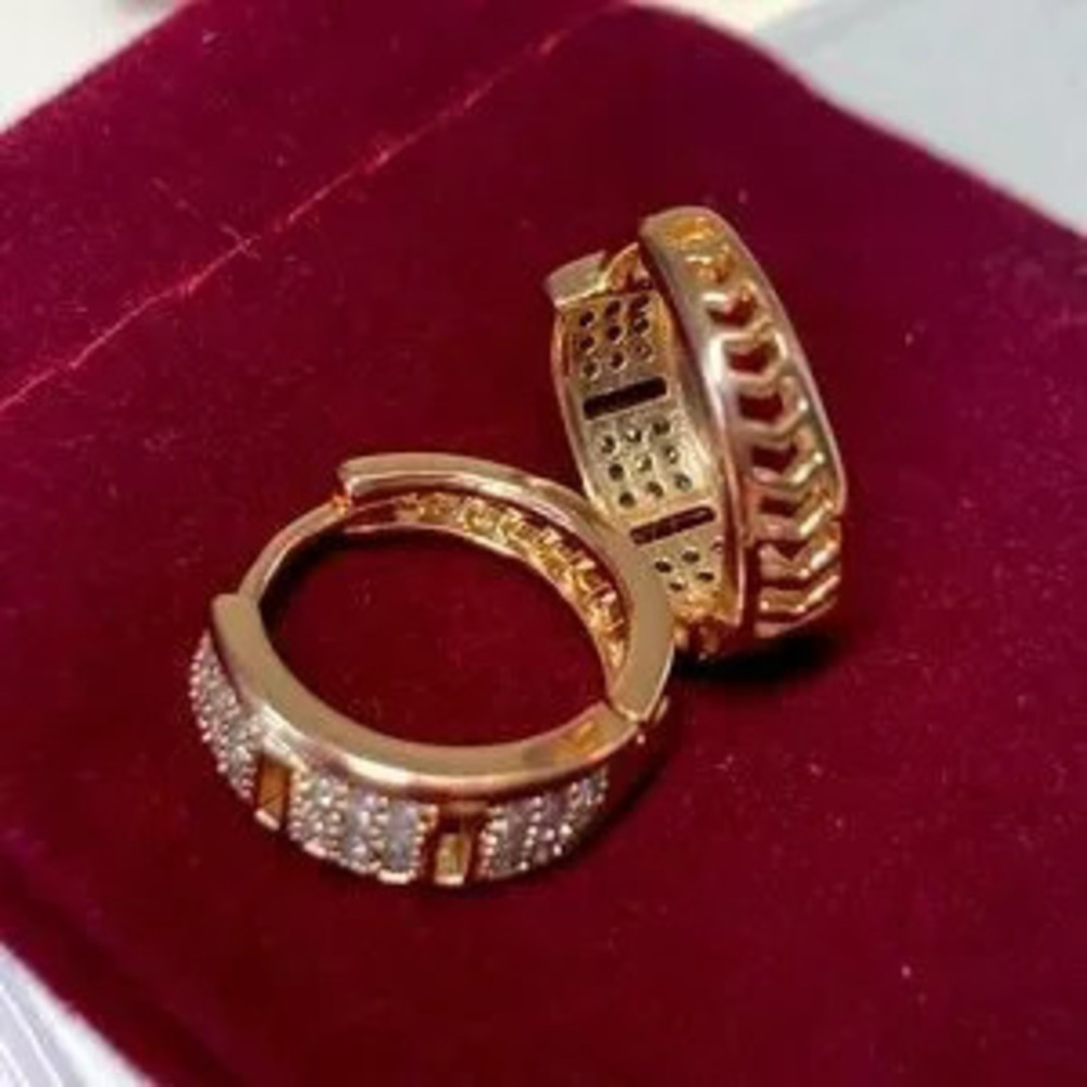 Gold Plated Hoop Earrings
